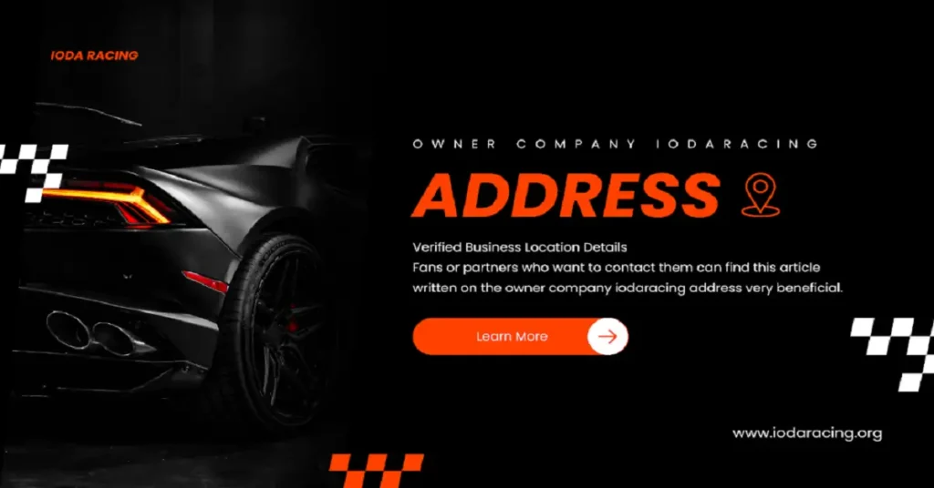 owner company iodaracing address