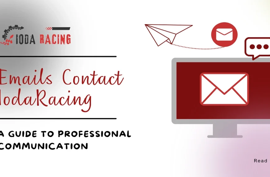 Emails Contact IodaRacing official communication and business inquiry email information table